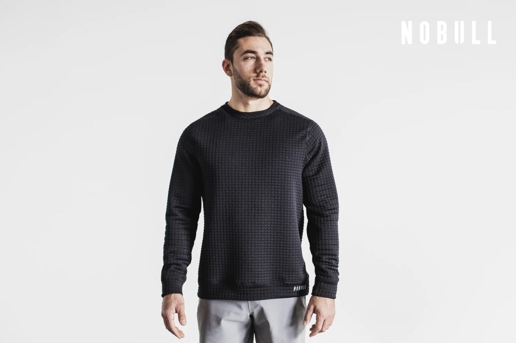 NOBULL Quilted Crew Mens Pullover (G04925) Ireland